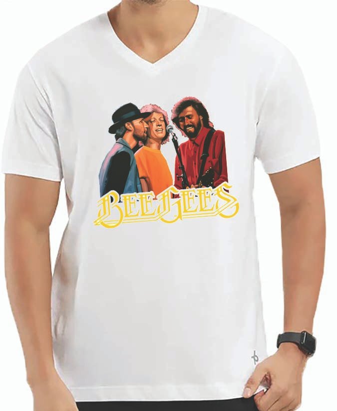Bee Gees V Neck T-Shirt