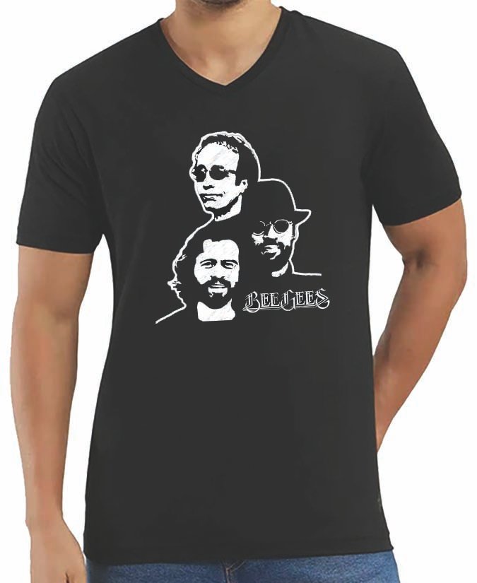 Bee Gees V Neck T-Shirt
