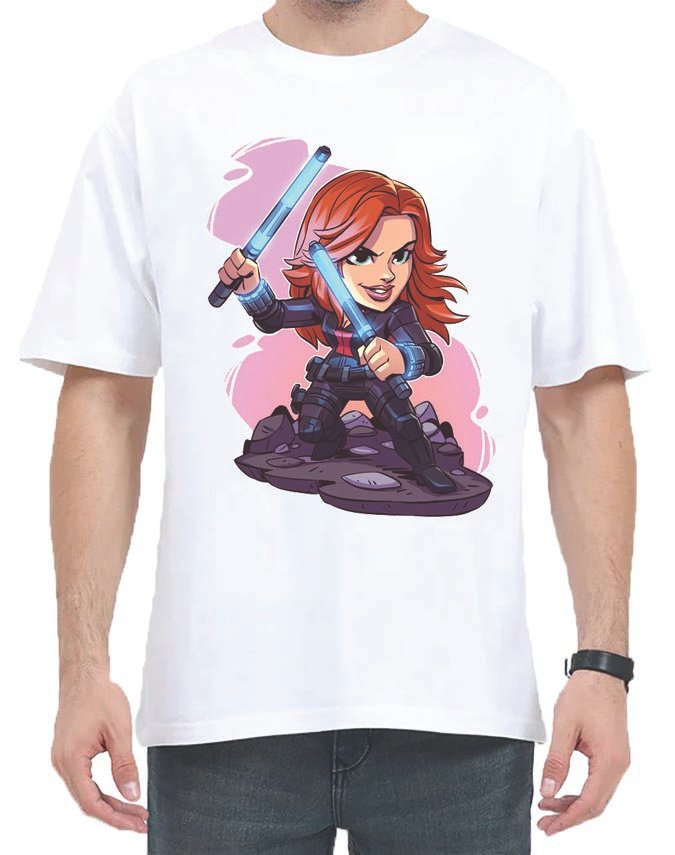 Black Widow Oversized T-Shirt