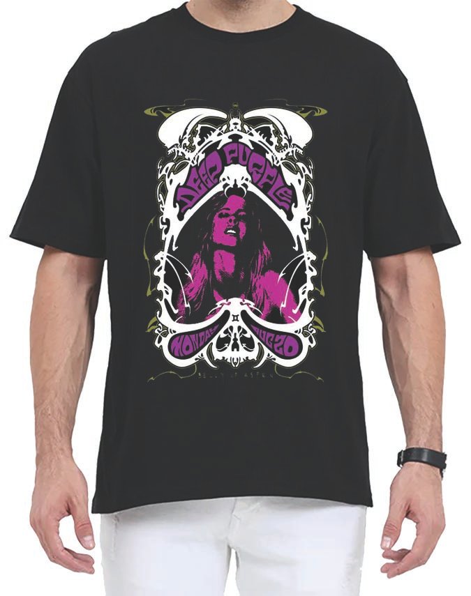 Deep Purple Oversized T-Shirt