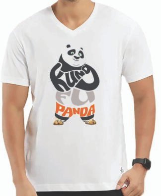 Kung Fu Panda V Neck T-Shirt