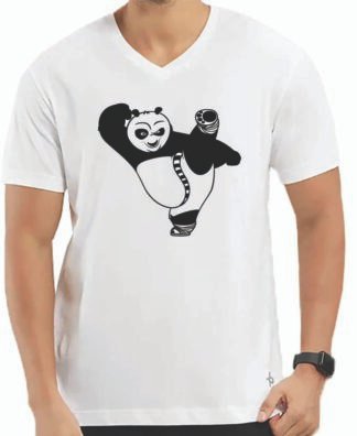 Kung Fu Panda V Neck T-Shirt