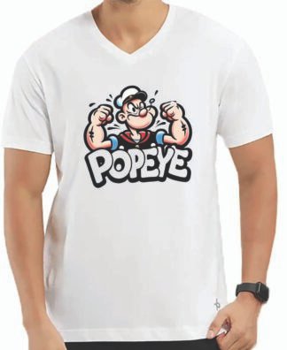 Popeye V Neck T-Shirt