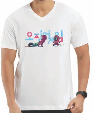 Squid Game V Neck T-Shirt