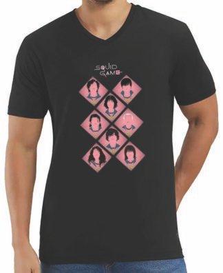 Squid Game V Neck T-Shirt
