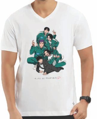 Squid Game V Neck T-Shirt