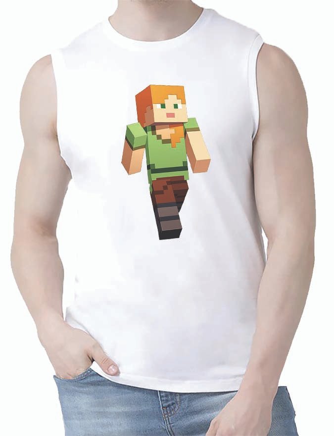 Minecraft Sleeveless T-Shirt