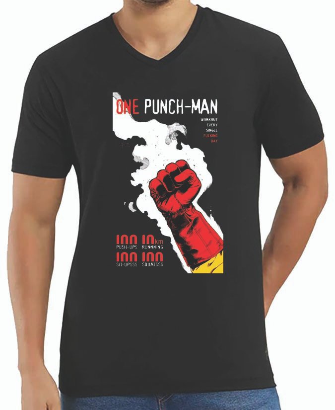 One Punch Man V Neck T-Shirt