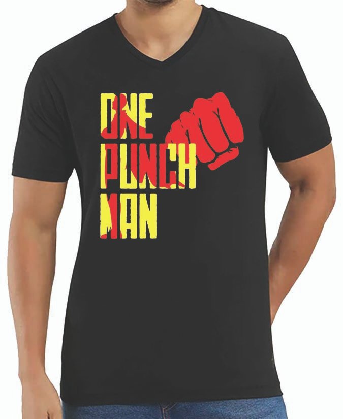 One Punch Man V Neck T-Shirt