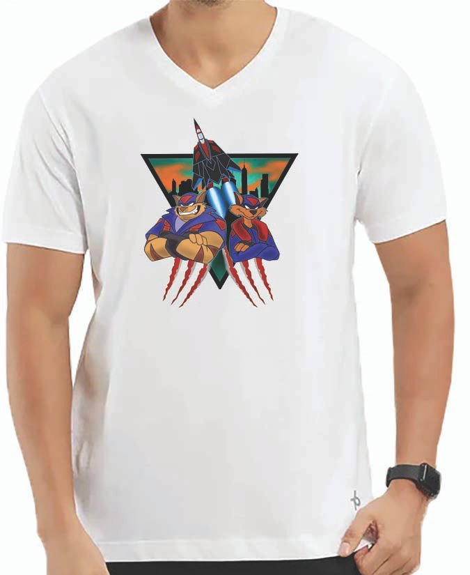 SWAT Kats V Neck T-Shirt