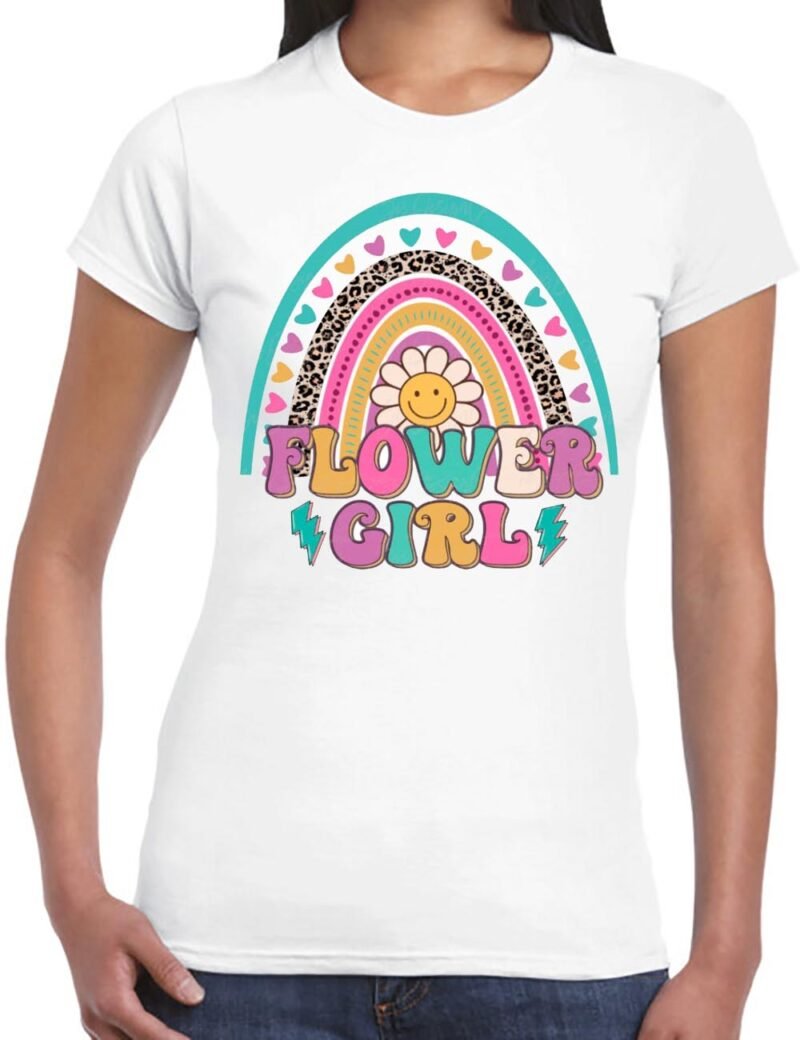 Cute Little Flower Girls T-Shirt