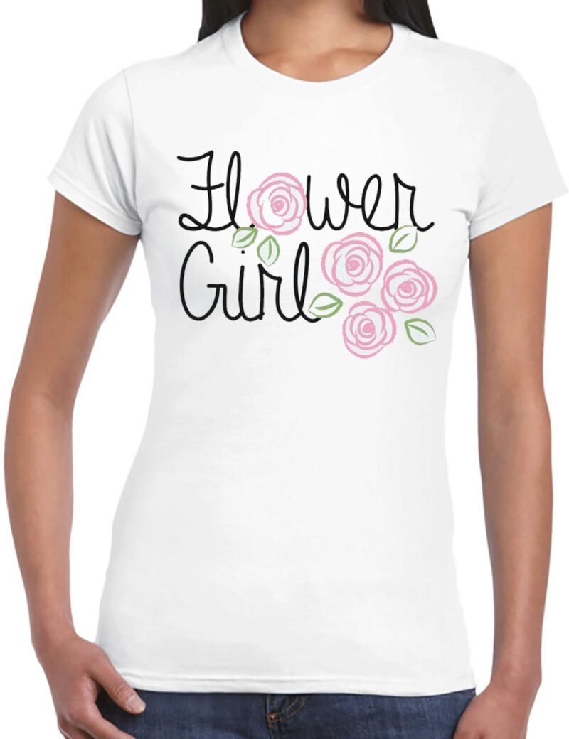 Cute Little Flower Girls T-Shirt