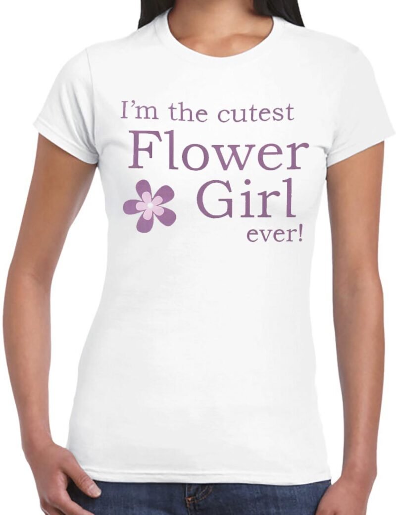 Cute Little Flower Girls T-Shirt