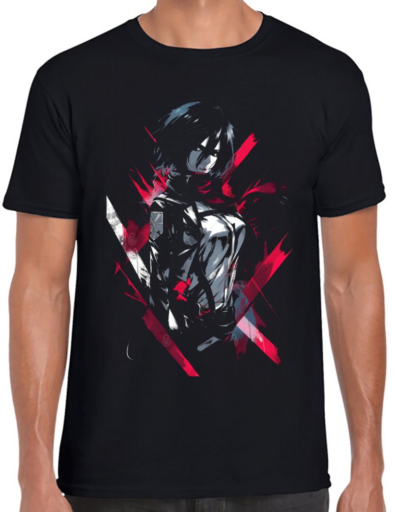 Mikasa - Aot Black T-Shirt