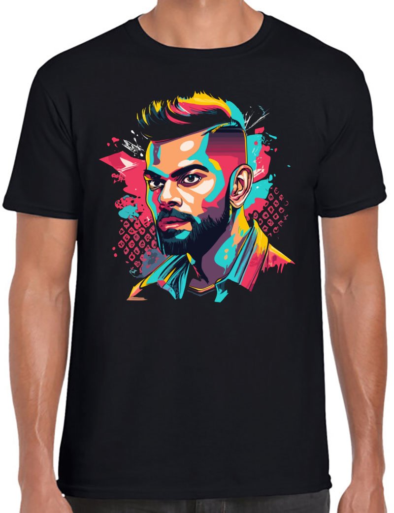 Virat Kohli Black T-Shirt